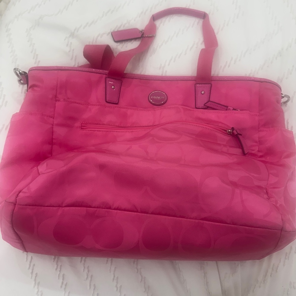 Coach Fuchsia Tote Bag